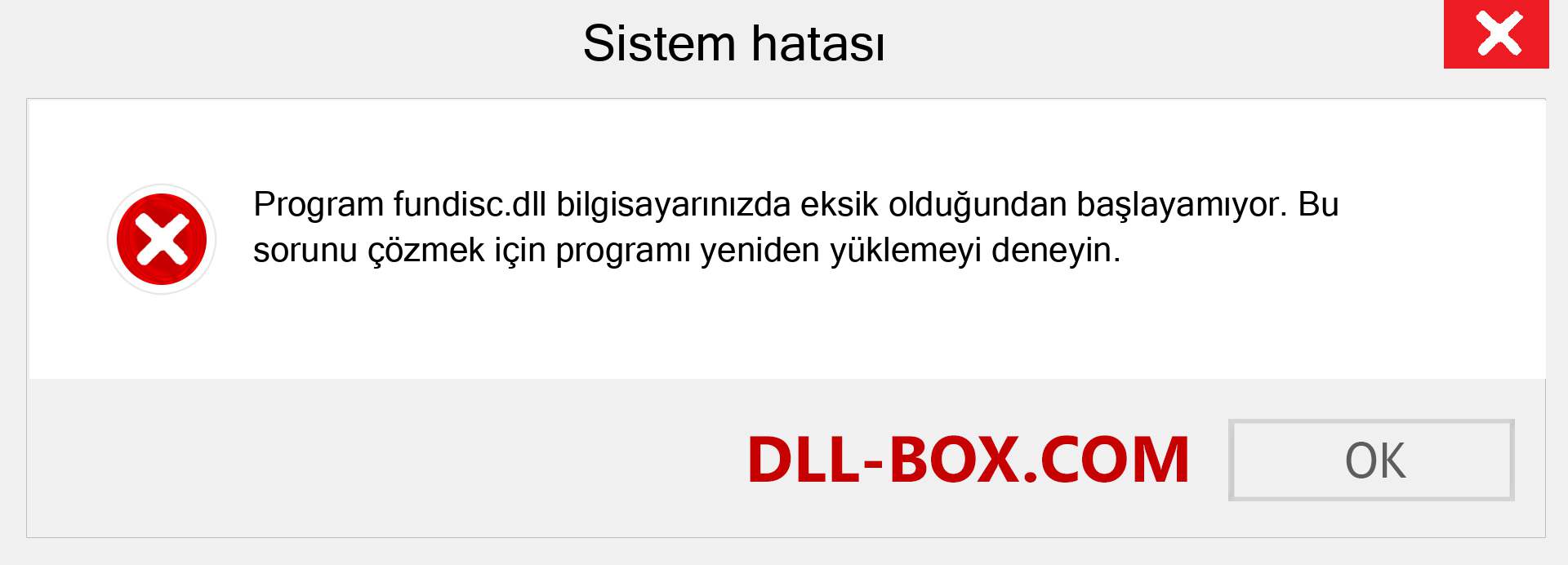 fundisc.dll dosyası eksik mi? Windows 7, 8, 10 için İndirin - Windows'ta fundisc dll Eksik Hatasını Düzeltin, fotoğraflar, resimler